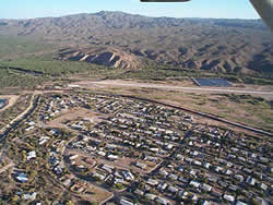 Aerial View of the Kearny Airport Approach 