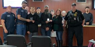 Appreciation Photo of John Bailey Sr and John Bailey Jr